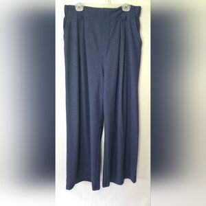 Halara Breezeful Wide Leg High Waist Flowy Quick Dry Palazzo Navy Blue Pant MP